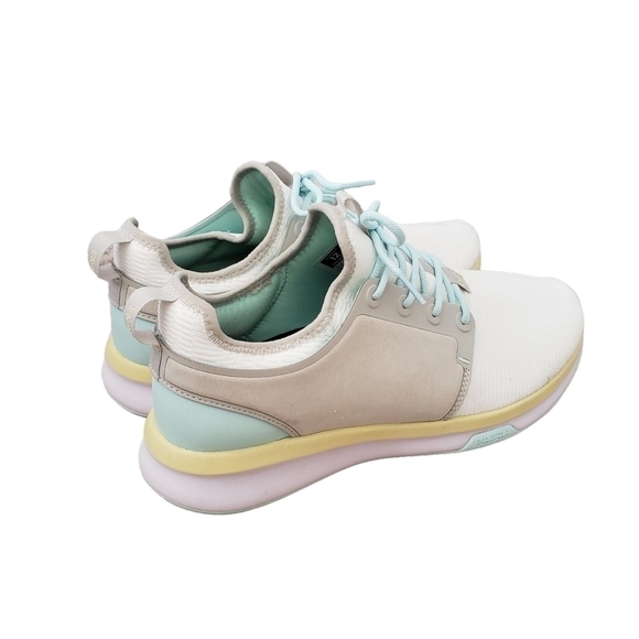 New Kuru Atom Plantar Fasciitis Sneakers White Gray & Blue Plus Size 12 - Picture 3 of 11